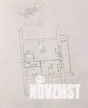 1-к квартира, вторичка, 38м2, 6/10 этаж