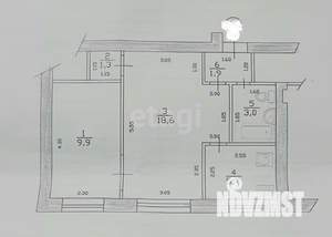 2-к квартира, вторичка, 40м2, 1/2 этаж