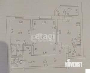 2-к квартира, вторичка, 63м2, 8/18 этаж