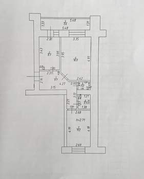 2-к квартира, вторичка, 52м2, 2/9 этаж