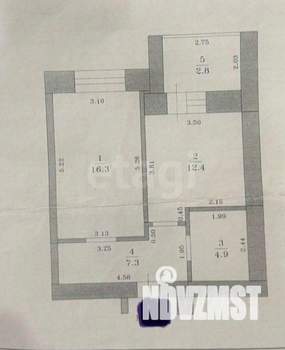 1-к квартира, вторичка, 41м2, 5/10 этаж