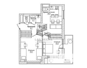 3-к квартира, вторичка, 64м2, 5/22 этаж