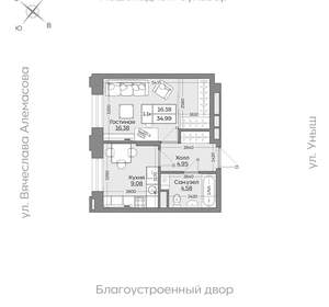 1-к квартира, вторичка, 35м2, 5/24 этаж