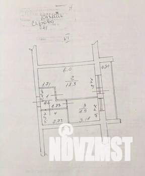 1-к квартира, вторичка, 38м2, 6/10 этаж
