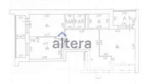 3-к квартира, вторичка, 78м2, 3/19 этаж