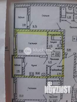 1-к квартира, вторичка, 43м2, 16/18 этаж