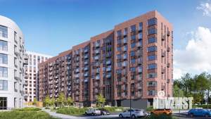 1-к квартира, строящийся дом, 40м2, 6/14 этаж