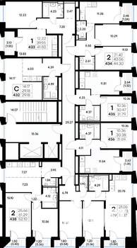 2-к квартира, вторичка, 44м2, 8/20 этаж