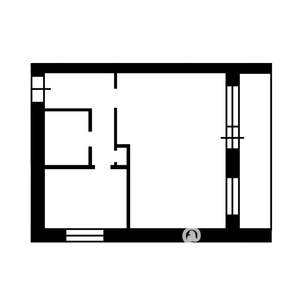 1-к квартира, вторичка, 33м2, 1/9 этаж