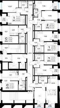 1-к квартира, вторичка, 42м2, 2/20 этаж