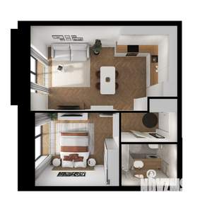 1-к квартира, вторичка, 42м2, 7/8 этаж