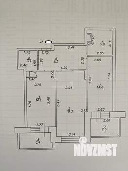 3-к квартира, вторичка, 65м2, 18/19 этаж