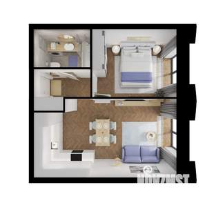 1-к квартира, вторичка, 42м2, 2/15 этаж