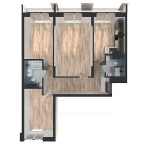 3-к квартира, вторичка, 77м2, 6/24 этаж