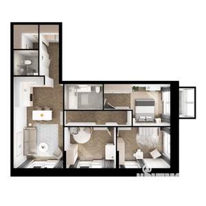 3-к квартира, вторичка, 89м2, 16/17 этаж