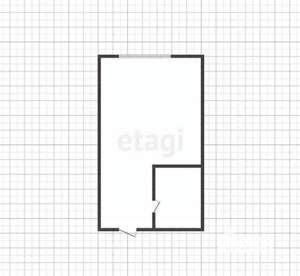Студия квартира, вторичка, 18м2, 6/9 этаж