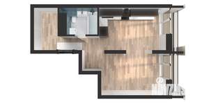 1-к квартира, вторичка, 41м2, 10/25 этаж