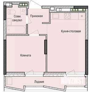 1-к квартира, вторичка, 38м2, 4/23 этаж