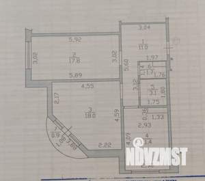 2-к квартира, вторичка, 63м2, 7/14 этаж