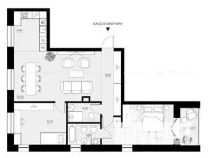 2-к квартира, вторичка, 96м2, 3/5 этаж