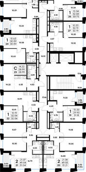1-к квартира, вторичка, 31м2, 4/20 этаж
