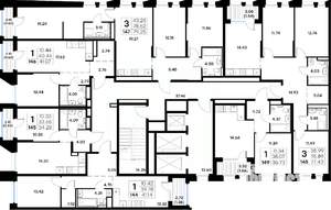 1-к квартира, строящийся дом, 34м2, 10/20 этаж