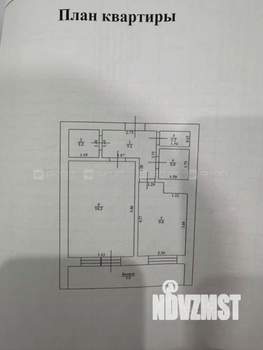 1-к квартира, вторичка, 39м2, 8/12 этаж