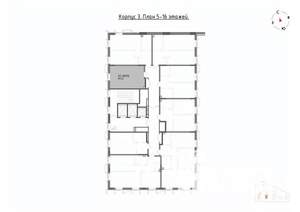 Студия квартира, вторичка, 29м2, 5/22 этаж