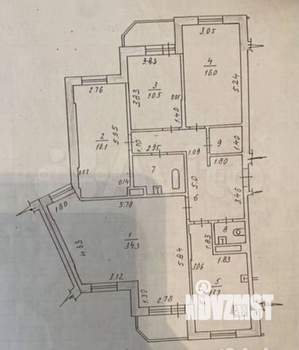 3-к квартира, вторичка, 118м2, 10/10 этаж