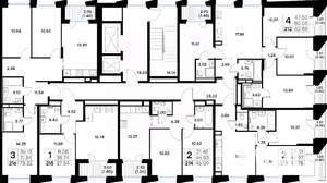 3-к квартира, вторичка, 73м2, 4/20 этаж