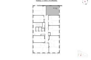 2-к квартира, строящийся дом, 47м2, 14/22 этаж