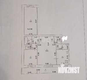 3-к квартира, вторичка, 67м2, 2/9 этаж