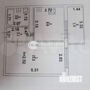 1-к квартира, вторичка, 33м2, 6/18 этаж