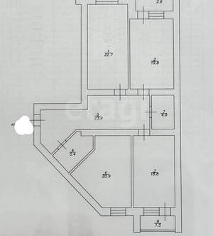 3-к квартира, вторичка, 116м2, 2/14 этаж