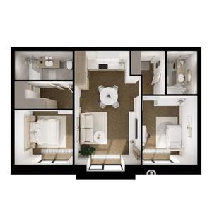 2-к квартира, вторичка, 61м2, 10/10 этаж