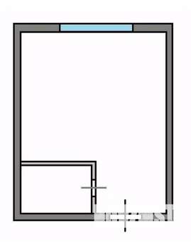 Студия квартира, вторичка, 14м2, 1/2 этаж