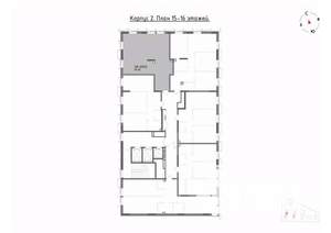 3-к квартира, вторичка, 66м2, 15/22 этаж