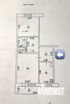 2-к квартира, вторичка, 49м2, 4/5 этаж