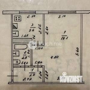 1-к квартира, вторичка, 31м2, 3/5 этаж