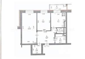 2-к квартира, вторичка, 56м2, 18/18 этаж