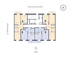 1-к квартира, вторичка, 40м2, 11/22 этаж