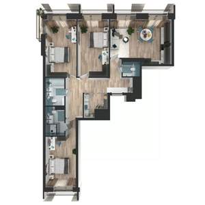 3-к квартира, вторичка, 98м2, 6/24 этаж