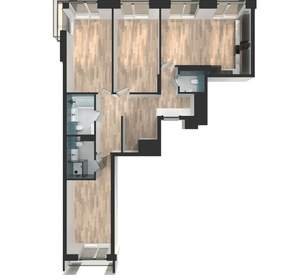 3-к квартира, вторичка, 98м2, 4/24 этаж