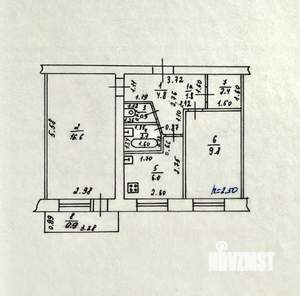 2-к квартира, вторичка, 45м2, 2/5 этаж