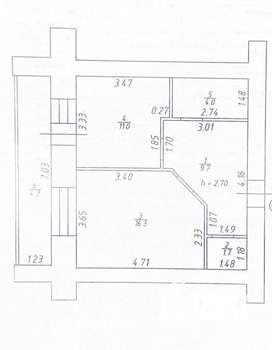 1-к квартира, вторичка, 47м2, 1/16 этаж