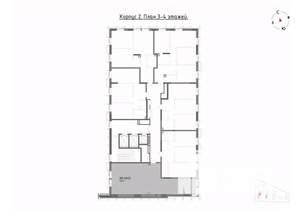 3-к квартира, вторичка, 78м2, 3/22 этаж