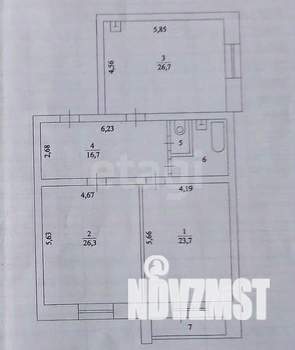 2-к квартира, вторичка, 97м2, 7/11 этаж