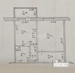 1-к квартира, вторичка, 35м2, 9/10 этаж