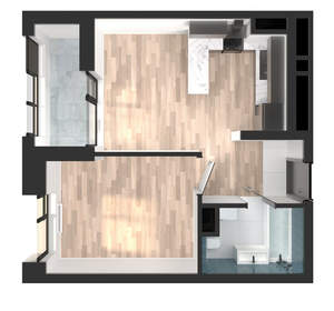 1-к квартира, вторичка, 40м2, 11/23 этаж