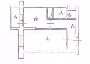 1-к квартира, вторичка, 37м2, 12/16 этаж